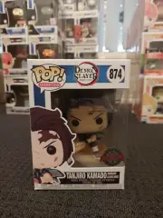 Demon Slayer - Tanjiro with Flaming Blade Pop! Vinyl Figure "New"