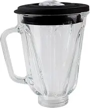 [Veterger] Replacement parts Glass Jar with lid, Compatible with Hamilton Beach Blenders (5cups)