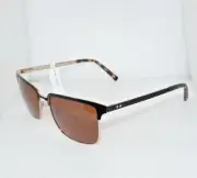 TED BAKER TB149 SEMI-RIM UNI-SEX SUNGLASSES BLACK 56-17-140 B:42 MSRP $149 NEW