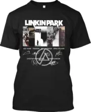 LINKIN PARK Logo Rock Band Signature T Shirt Gift Tee for Men Women