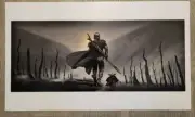 STAR WARS CELEBRATION ANAHEIM 2022 Mandalorian Grogu ART PRINT Mando Experience