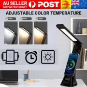 Dimmable USB LED Desk Lamp Wireless Charger Touch Control Table Light Adjustable