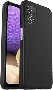 OtterBox Samsung Galaxy A22 5G React Series Case - Black (77-84960), Raised Edges Protect Screen & Camera, 4X Military Standard Drop Protection