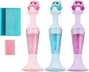 Rhinestone Art Pen, 3X Owl Design Flower Pot Shaped Art Painting Accessories Kits, Crystal Drill Picker for Kids Teens Girls Men