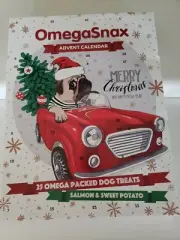 ALDI OmegaSnax Advent Calendar 25 Dog Treats Christmas Countdown NEW