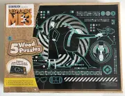 Despicable Me3 Wooden Puzzles in a Wood Storage Box 5 Puzzles New Free Shipping