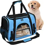 Cat Carrier Bag - Shoulder Pet Carrier, Puppy Travel Bag | Breathable Cat Carrier, Handheld Pet Tote Bag Travel, Airline Dog Travel Bag, Portable Puppy Carrying Bag, Carrying Bag for Small Pets