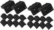 HYTROVE Speaker Corners Cover 20pcs Plastic Right Angle Corner Guards for Audio Cabinets