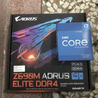 在飛比找蝦皮購物優惠-<全新未拆>i7-12700k+技嘉 Z690M AORUS