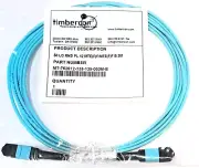 F50 L0 RND PL 12 MTE(F)F/MTE(F)F B 3M, MT-752012-135-135-003M-B Fiber Patch Cord