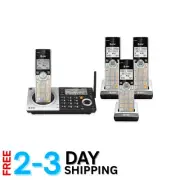 DECT 6.0 4-Handset Cordless Phone - Long Range, Call Blocker & Answering Machine