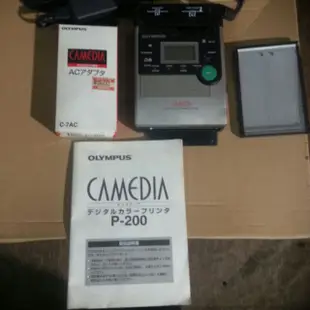 OLYMPUS熱昇華印相機，P200，方便，好用，SM~CF記憶卡，隨插即用，，便宜賣