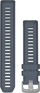 Garmin Schnellwechsel-Armband, 22mm, Leder, Braun, passend für vivoactive 4, Forerunner 255/745, venu 2-Serie, einfach ein- und ausklicken, Wechsel ohne Werkzeug möglich