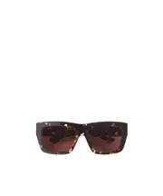Angle Acetate Square Sunglasses One size Black