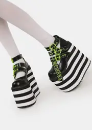 [Dolls Kill X Beetlejuice] Bio-Exorcist Platform Mary Janes
