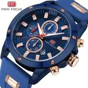 Sports Chronograph Watches Mens Luxury Quartz Watch Waterproof Luminous Watch