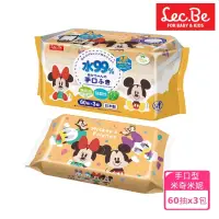 在飛比找博客來優惠-日本LEC 迪士尼口手專用純水99%濕紙巾箱購-米奇米妮60