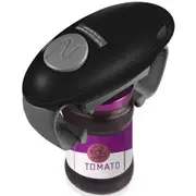 Higher Torque and One Touch Electric Jar Opener Easy Remove Almost Size Lid with Auto-Off,Powerful Bottle Opener,Automatic Jar Opener (Black)