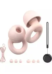Earplugs for Sleeping,Noise Reduction Soft Silicone Earplugs with 7 Pieces