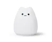 Mini Kitten Light Usb Children'S Seven-Color Night Light Led Induction Silica Gel Lamp - 3