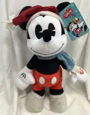 Mickey Mouse Side Stepper Christmas Animated & Musical Holiday Plush 13” CVS NEW