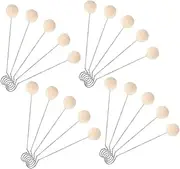 TEHAUX 30pcs Leather Dye Wool Ball Applicator Kit Wool Ball for Boys and Girls Crafting Leather Carving Tools Dyeing Applicator for DIY Projects