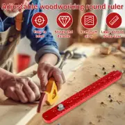 Woodworking Compass Scriber Aluminum Alloy Carpenter Circular Drawing bvGUj