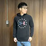 美國百分百【全新真品】UNDER ARMOUR 帽T UA 連帽長袖T恤 國旗 LOGO 男 有大尺碼 黑色 AO60