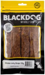 Black Dog Chicken Jerky Straps 800gm Pet Treats 100% Chicken Meat Canine Health