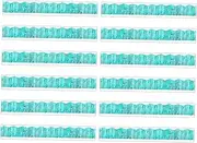 BAZEITFLOW 12pcs Removable Magnetic Bulletin Board Border Trim Decorative Border for Whiteboards Chalkboards and Smooth Surfaces Easy DIY Classroom Decor Vintage Grain Design
