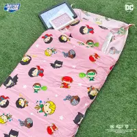 在飛比找蝦皮商城優惠-戀家小舖 台灣製睡袋 兒童睡袋 幼兒園 Q版超級英雄粉 一般