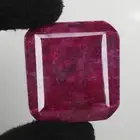 Certified Natural African Red Ruby Facet Emerald Cut Loose Gemsto140.05.00 Ct