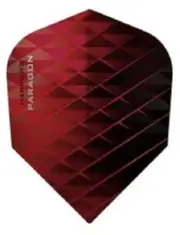 5 New Sets Harrows Paragon Standard Dart Flights – Ships w/ Tracking - Red