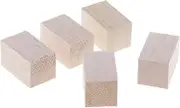 Balsa Wood Blocks Wooden Cubes Square Sticks for Models, Aircrafts Kit, Film Props, DIY Projects - Pack of 10, 50x30x30mm