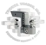 Weigh Safe WS6-2 6" Adjustable Drop Hitch Ball Mount 2" Shaft & Weigh Scale