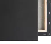 Economy Stretched Canvas Panels : 16X20 5/8" Econo Black 1pc.