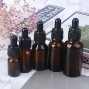 5/10/15/20/30ml Empty brown Glass Dropper Bottles with Pipette for Essentia.we