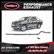 Redback 3" DPF Back Exhaust No Muffler No Cat for Volkswagen Amarok 2H 2.0L