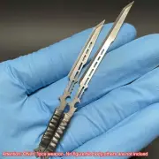 Handmade 1/12 Metal Sword Knife Weapon Model Decor For 6'' Action Figure Bodies