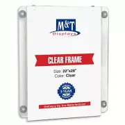 Acrylic Clear Sign Holder for Window Portrait 22x28" Advertising Picture Frame
