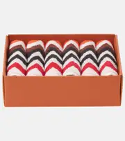 [Missoni] Missoni Zigzag set of 6 cotton face towels One Size multicoloured