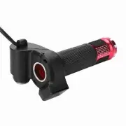 (Red)Alomejor E-Bike Throttle Grip Throttle Grips With LED Display Handle WP
