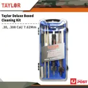 Taylor Deluxe .30, .308 Cal/ 7.62mm Rifle Cleaning Kit W Rods N Brushes #6052-30