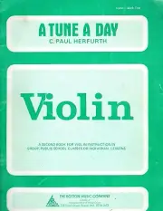 A Tune a Day - VIOLIN Book 2 by C. Paul Herfurth - NEW