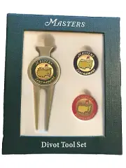 New 2020 Masters Golf Divot Tool and Ball Marker Set