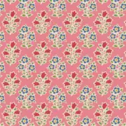 Quilting Patchwork Fabric TILDA Jubilee Farm Flowers Pink 50x55cm FQ