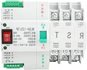 Dual Power Automatic Transfer Switch, Ac 400V 3P 63/80/100A Transfer Switch Sensitive Response for Power Supply Electrical for Common and Standby Power Supply(100A)