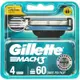 Gillette吉列鋒速3 Mach3系列剃鬚/刮鬍刀頭-4刀頭