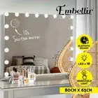 Embellir Bluetooth Makeup Mirror with Light Hollywood LED Wall Mounted Cosmetic