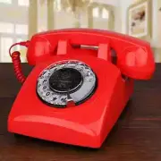 Corded Telephone, Rotary Dial Home Office Phones, Antique Vintage Telephone